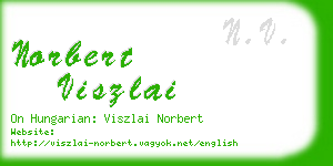 norbert viszlai business card